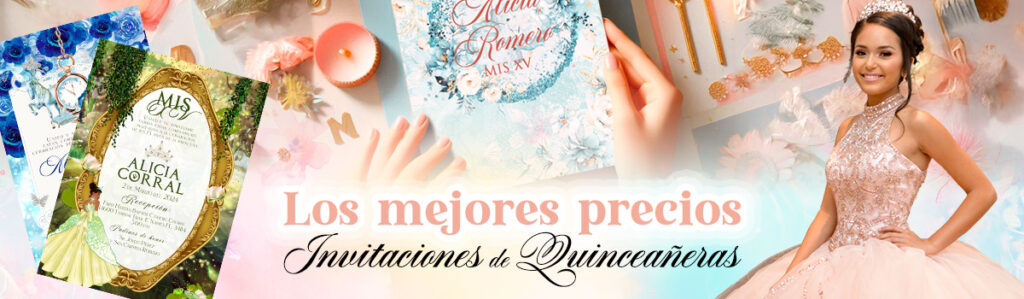 InvitacionesModernas.com - Adquiere las mas hermosas y elegantes invitaciones para quinceañera