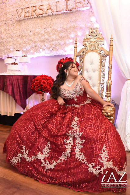 Fotografía de decoración de quinceañera en Mesa, Arizona