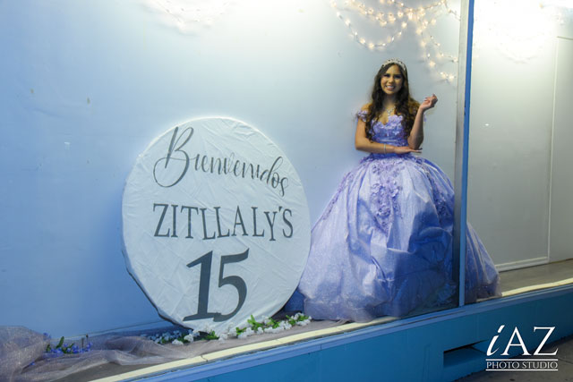 planificacion para la sesión fotográfica de la decoración de quinceañera en Mesa Arizona