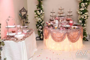 Hermosa decoración de quinceañera mesa arizona