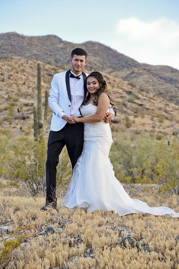 sesión fotos pareja postboda tucson az